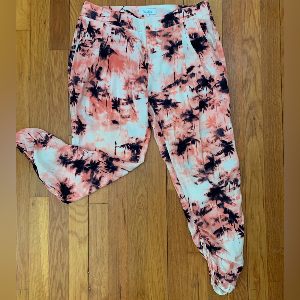 Parker Silk “Island Print” Pants